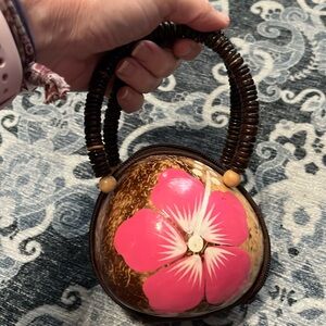 Coconut shell purse